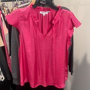 lucky and coco pink blouse size L